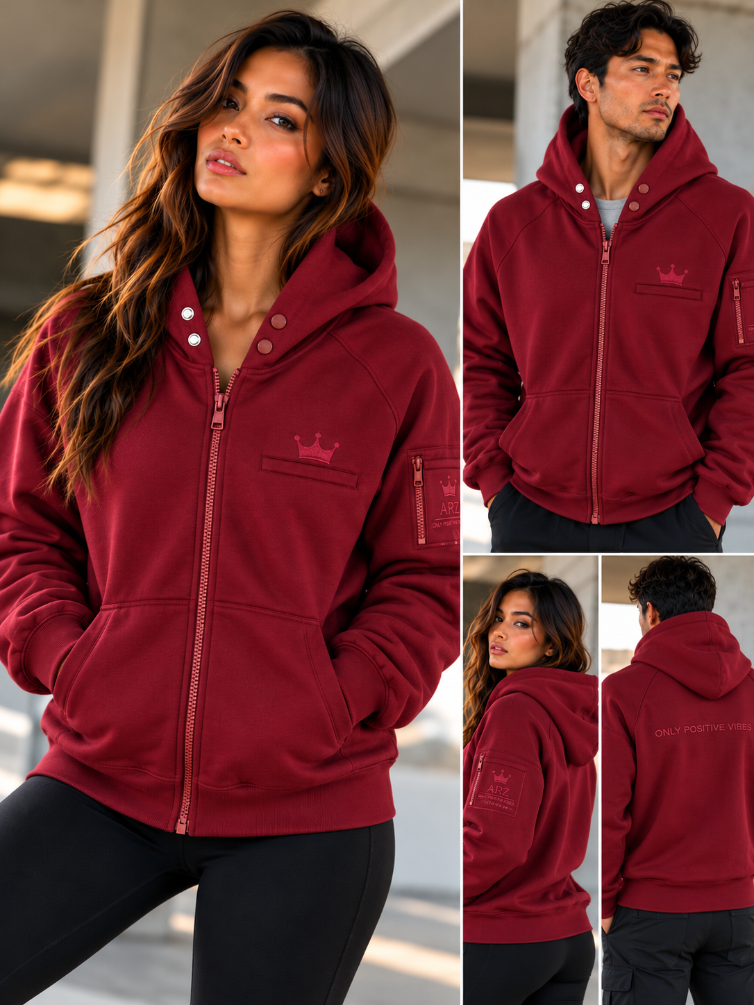 A.R.Z. Zip-Up Hoodie