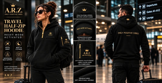 A.R.Z Travel Armor Hoodie Half-Zip