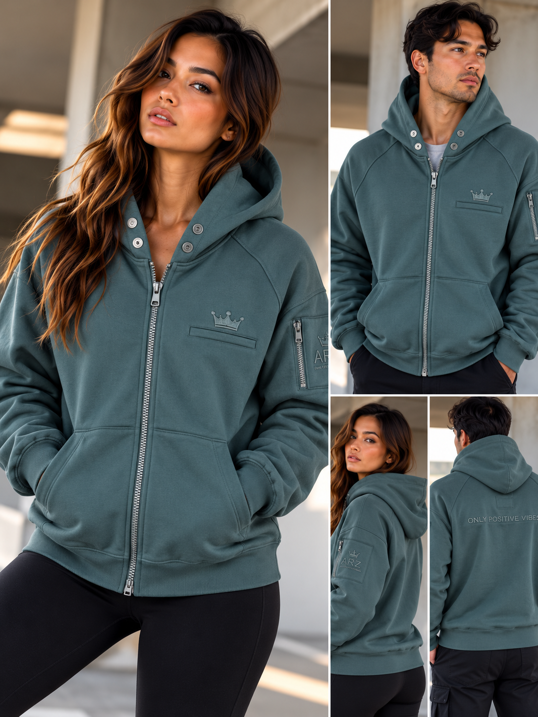 A.R.Z. Zip-Up Hoodie