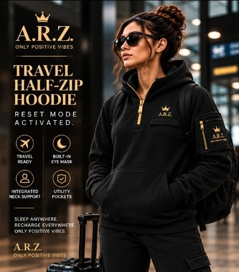 A.R.Z Travel Armor Hoodie Half-Zip