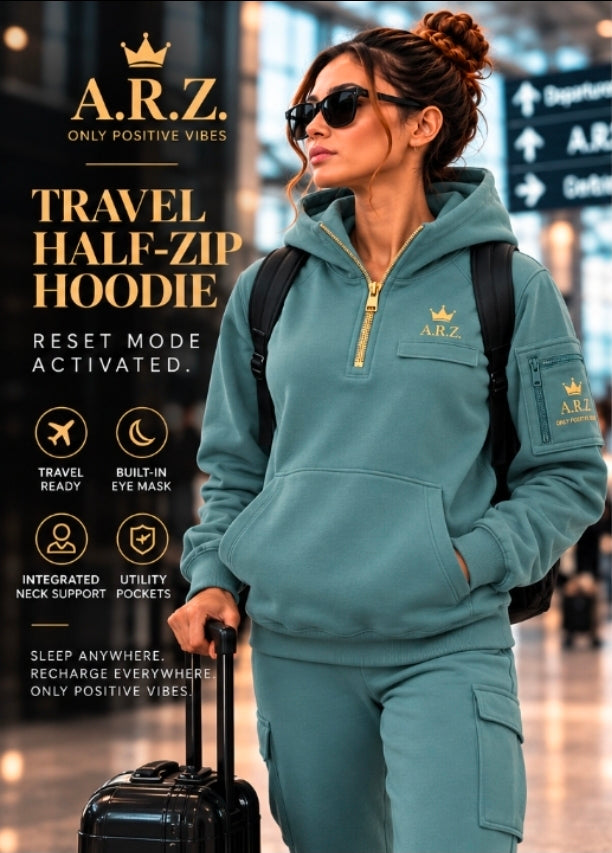 A.R.Z. Travel Armor Hoodie Half-Zip