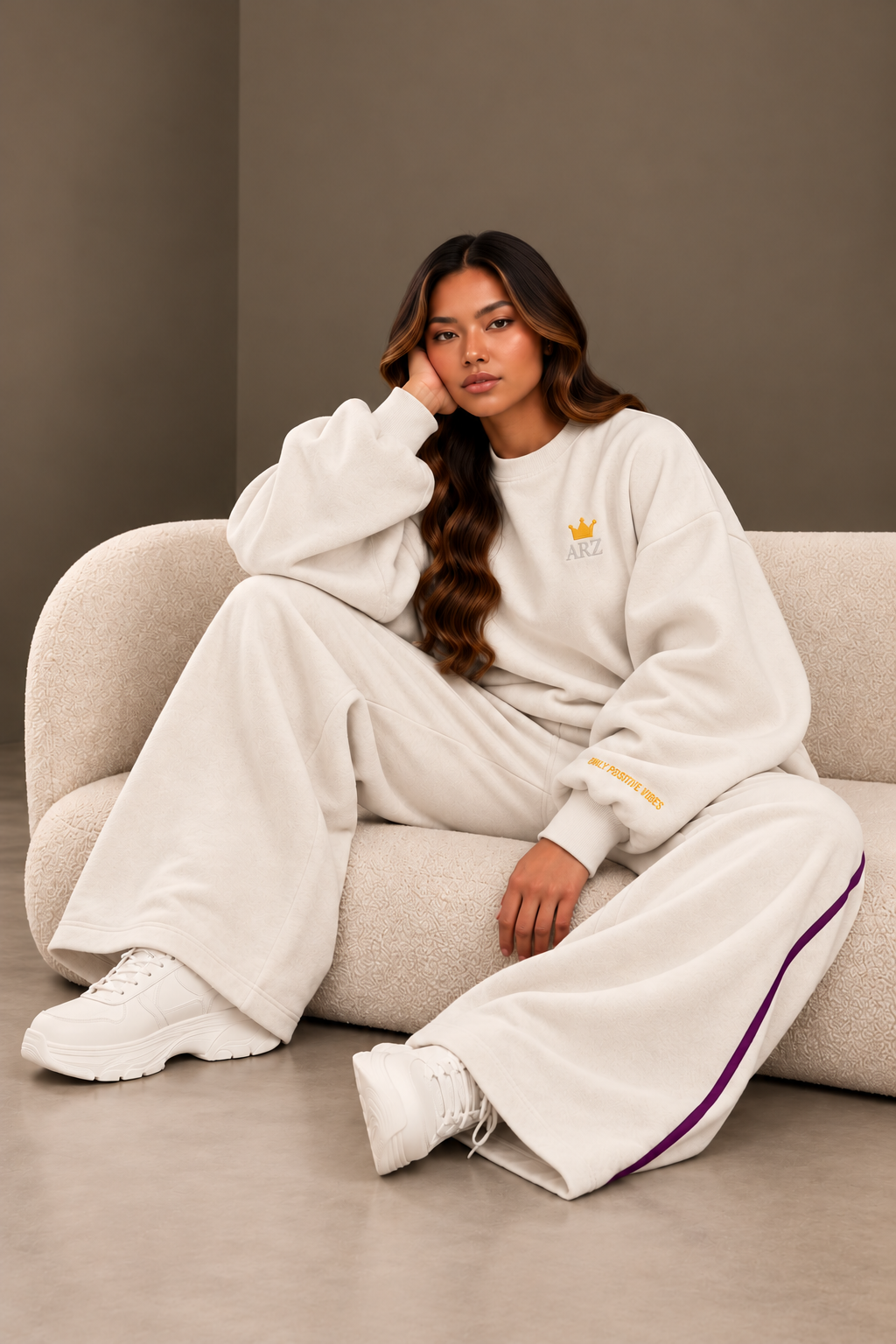 A.R.Z Oversized Crewneck Sweatshirt (Pre-order)