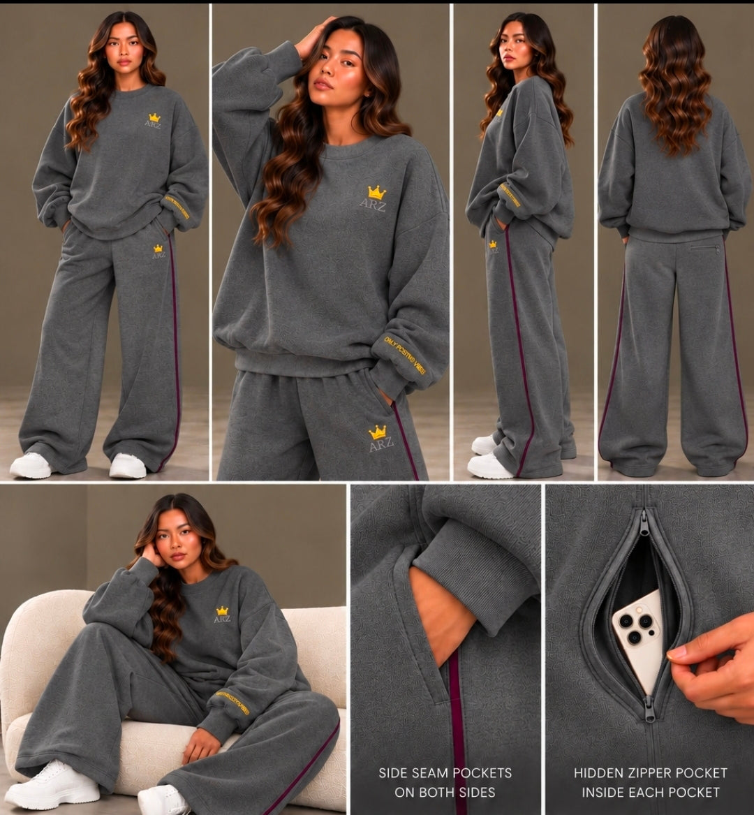A.R.Z Oversized Crewneck Sweatshirt (Pre-order)